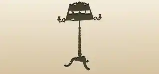 Music Stand silhouette