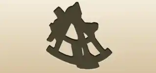 Sextant silhouette