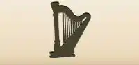 Harp silhouette