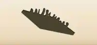 Chessboard silhouette