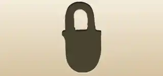 Padlock silhouette