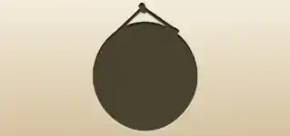 Dartboard silhouette
