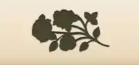 Roses silhouette