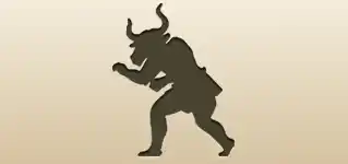 Minotaur silhouette