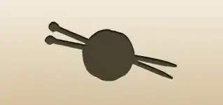 Knitting Set silhouette