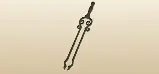 Fireplace Tongs silhouette