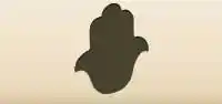 Hamsa Amulet silhouette