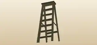 Step Ladder silhouette