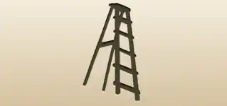 Step Ladder silhouette