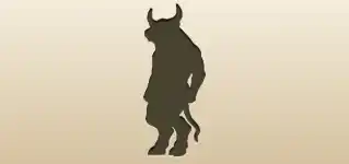 Minotaur silhouette