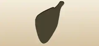 Dry-cured Ham silhouette