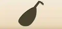 Lute silhouette