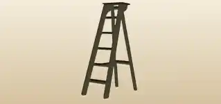 Step Ladder silhouette