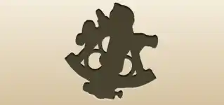 Sextant silhouette