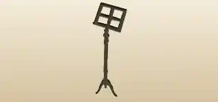 Music Stand silhouette