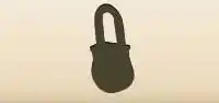 Padlock silhouette