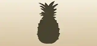Pineapple silhouette