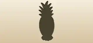 Pineapple silhouette