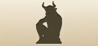 Minotaur silhouette