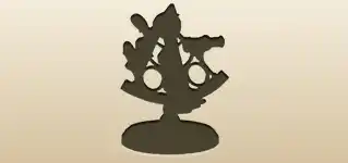 Sextant silhouette