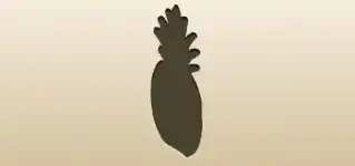 Pineapple silhouette