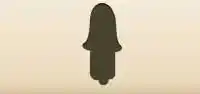 Hamsa Amulet silhouette