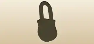 Padlock silhouette
