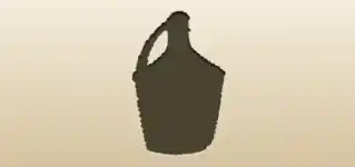 かご編みボトル