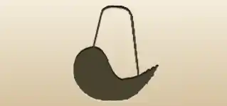 皮の水筒