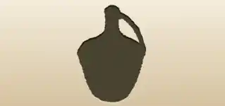 かご編みボトル