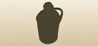 かご編みボトル