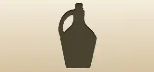 かご編みボトル
