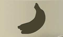 Bananas silhouette