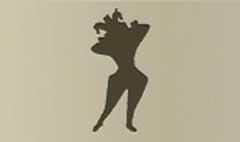 Harlequin silhouette