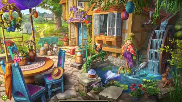 春の水車小屋 ランク1