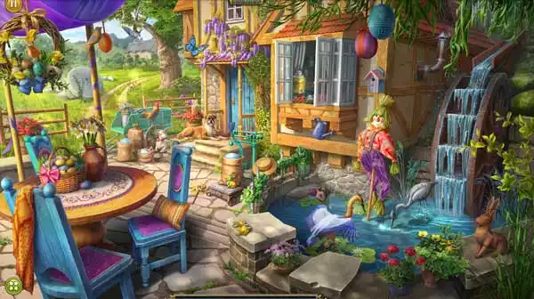 春の水車小屋 ランク3