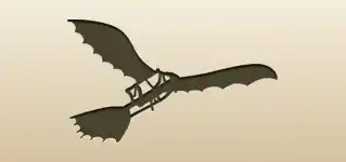 Ornithopter silhouette