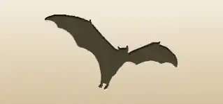 Bat silhouette