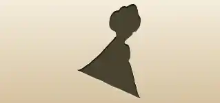 Volcano silhouette
