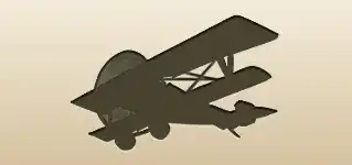 Airplane silhouette