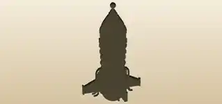 Rocket silhouette