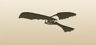 Ornithopter silhouette