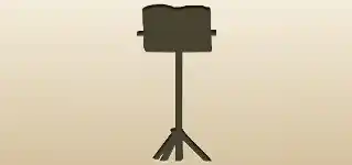 Music Stand silhouette