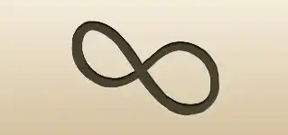 Infinity Symbol silhouette