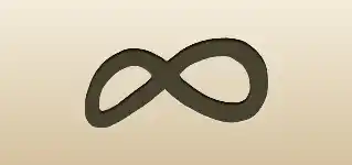 Infinity Symbol silhouette