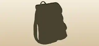 Backpack silhouette