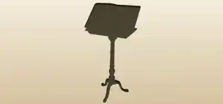 Music Stand silhouette