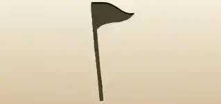Flag silhouette