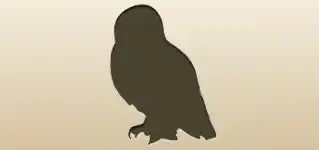 Owl silhouette