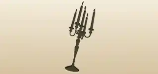 Candelabrum silhouette